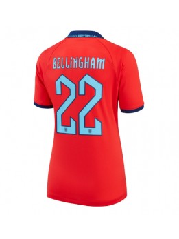 England Jude Bellingham #22 Auswärtstrikot für Frauen WM 2022 Kurzarm